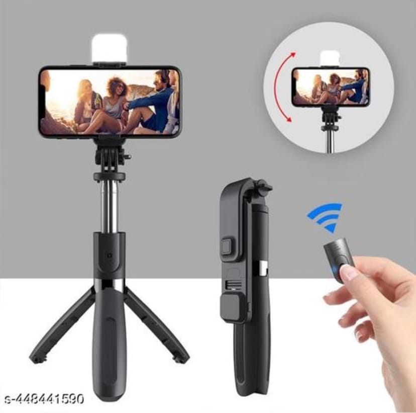 Premium 2-in-1 Portable Extendable Vlog Tripod & Selfie Stick - Image 1