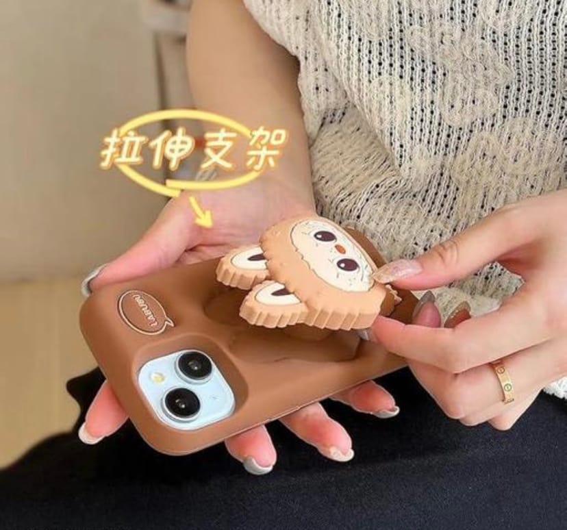 iPhone 15 Cute 3D Cartoon Silicone Case - Image 1