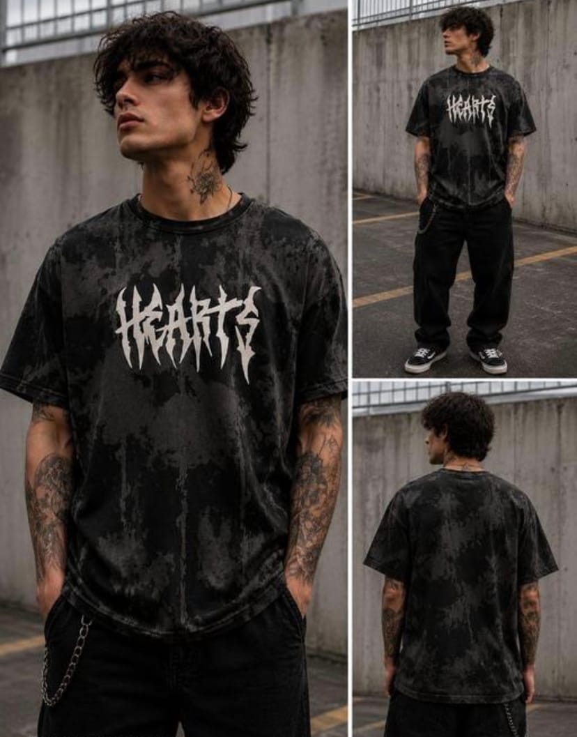 Oversized Tee - Dark Grey - Image 1