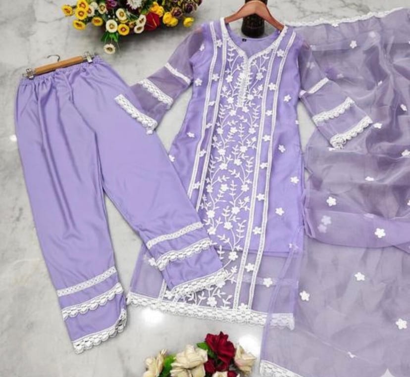 Woman’s kurti with dupatta & bottomwear - Image 1