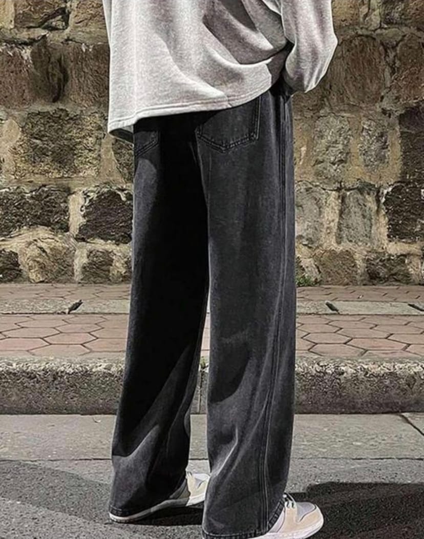 Baggy jeans black - Image 1